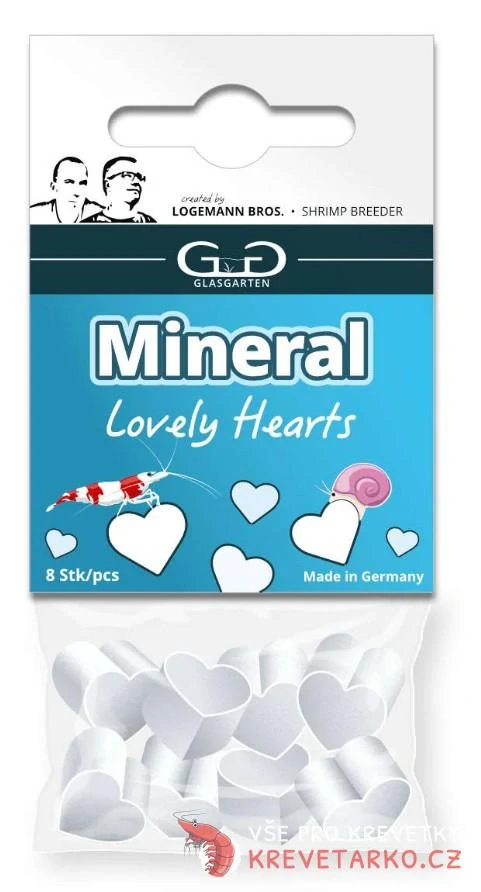 GlasGarten Mineral Lovely Hearts 8 ks