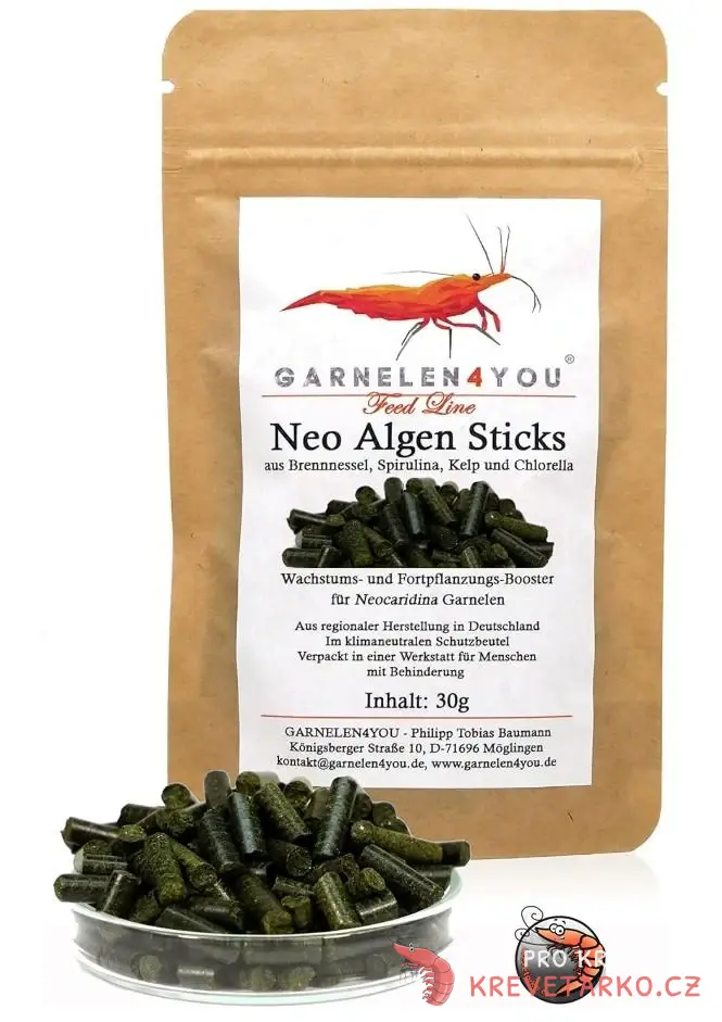 GARNELEN4YOU® Neo Algen tyčinky 30g