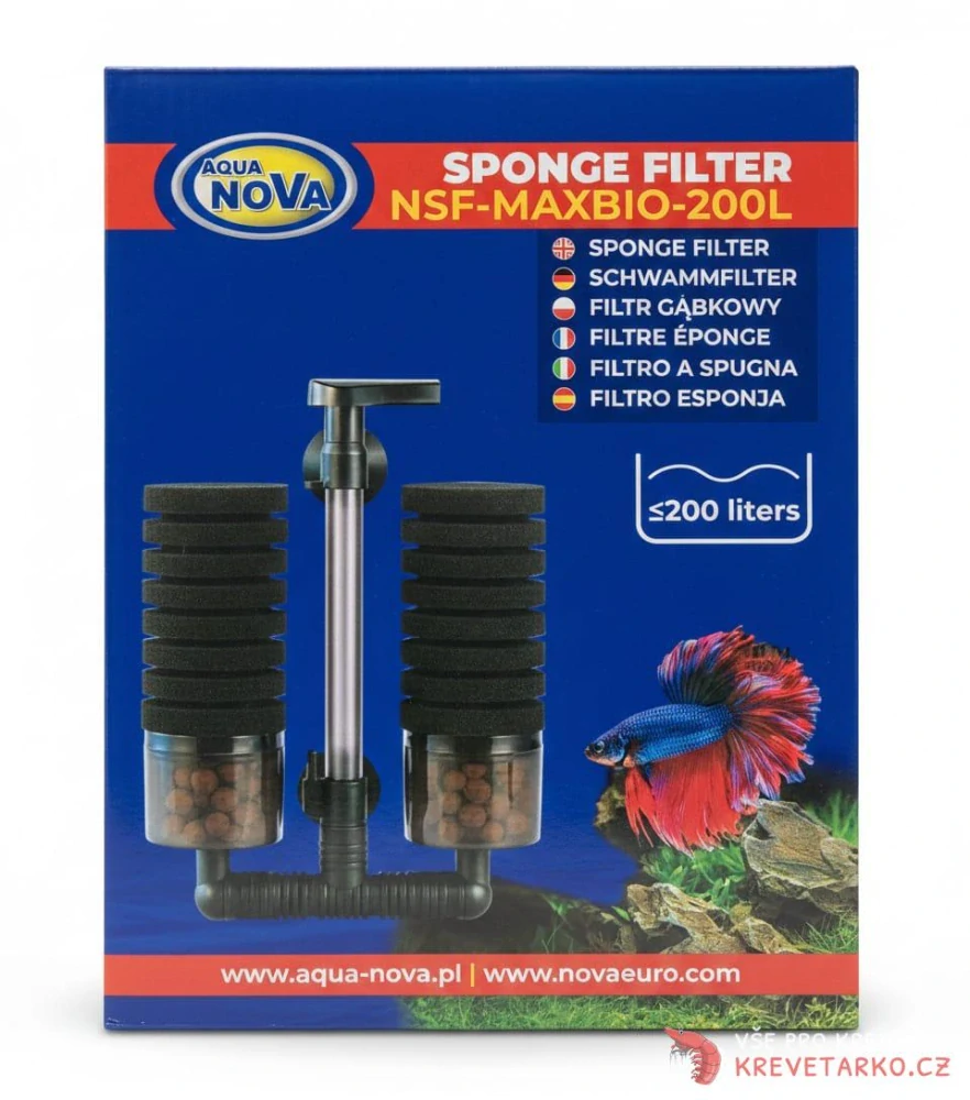 Aquanova Filter NSF MAXBIO 200L