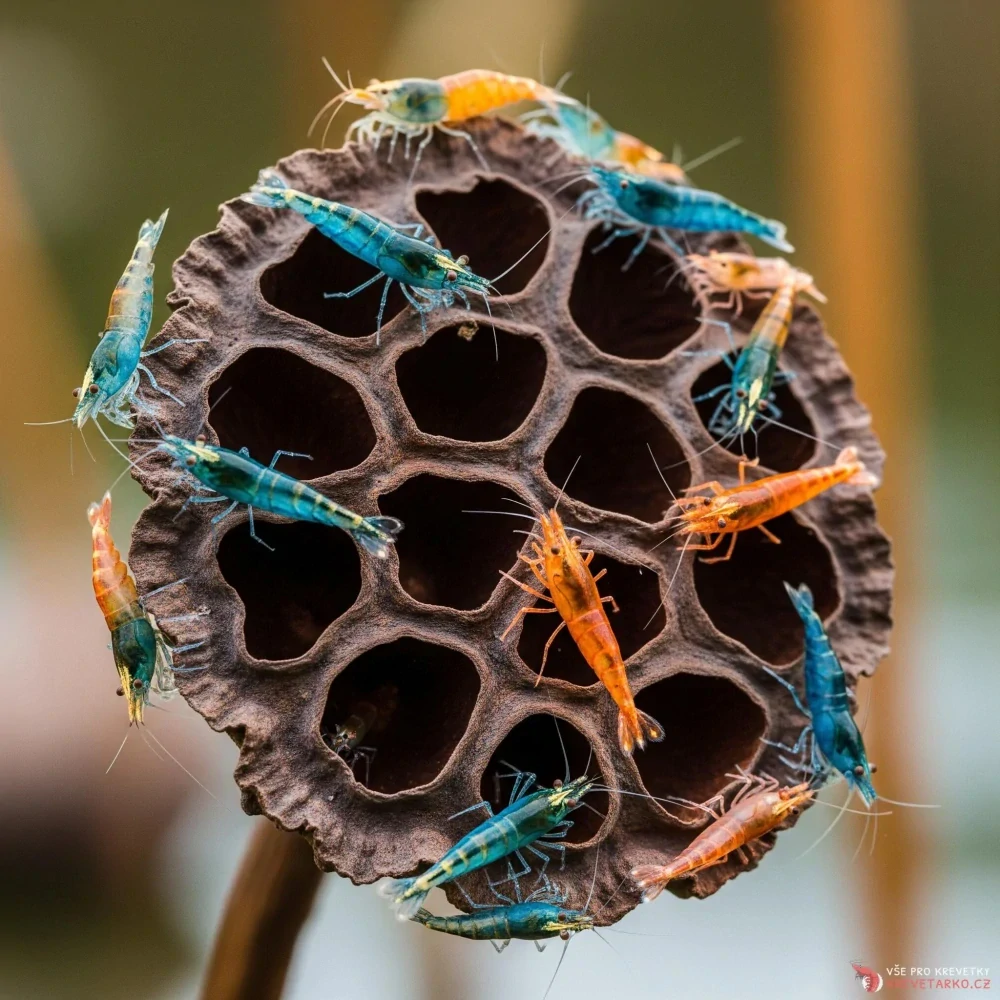 Sušené lusky lotosu