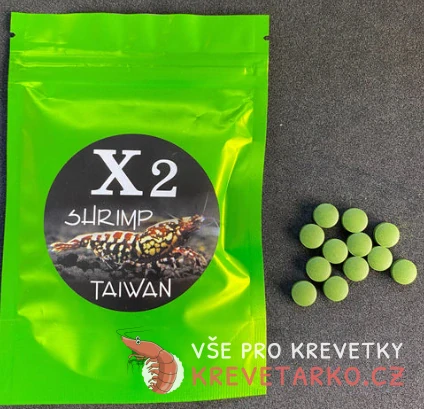 X2 Shrimp – tablety z řas 30g