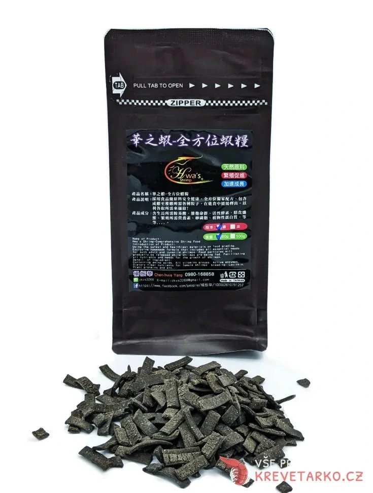 HWA's kompletní krmivo V1 - 60g