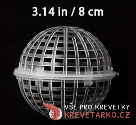 Držák mechů - plastová koule