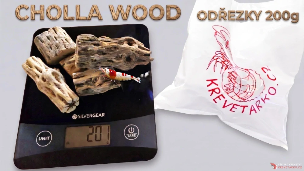 Cholla wood odřezky 200g