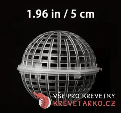 Držák mechů - plastová koule