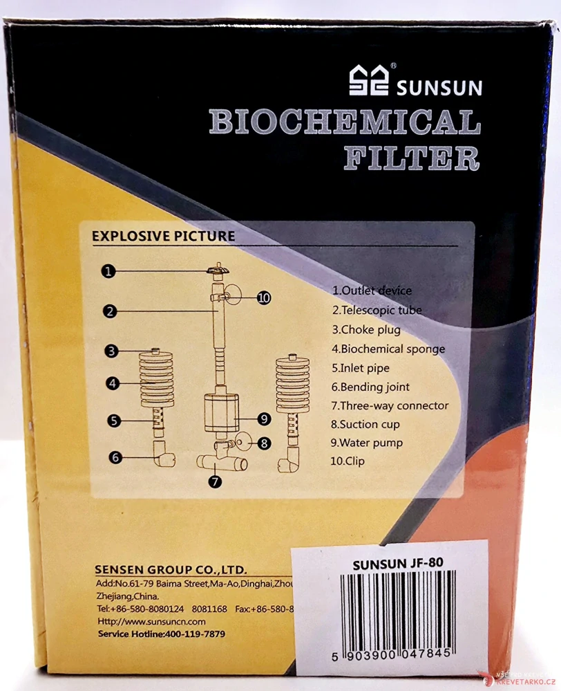 SUNSUN Jet Filter 80